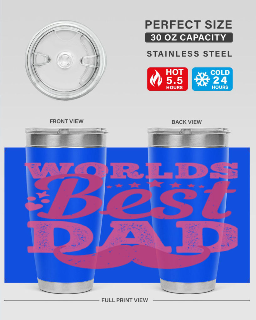 worlds best dad 142#- fathers day- Tumbler