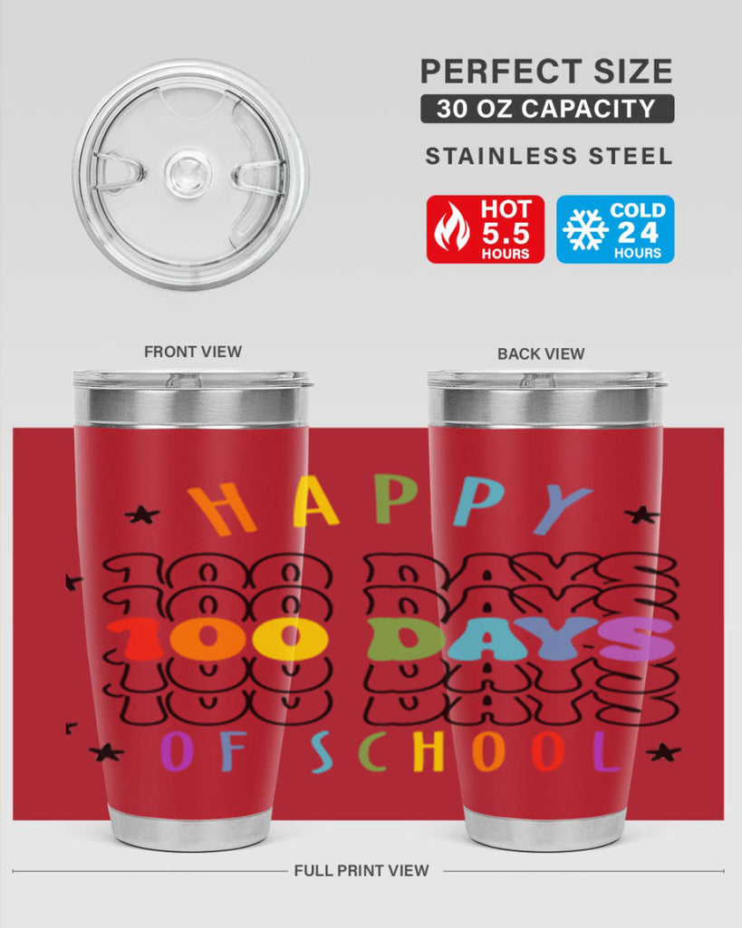 100 days of school Sublimation 33#- 100 days of school- Tumbler