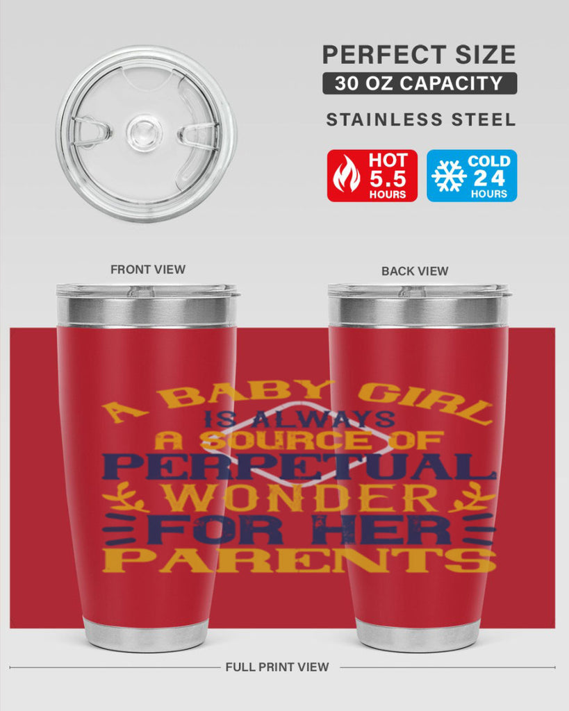 A baby girl is always a source of perpetual wonder for her parents Style 142#- baby- tumbler