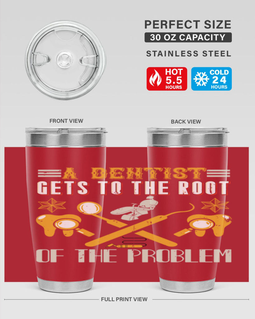 A dentist gets to the root Style 39#- dentist- tumbler