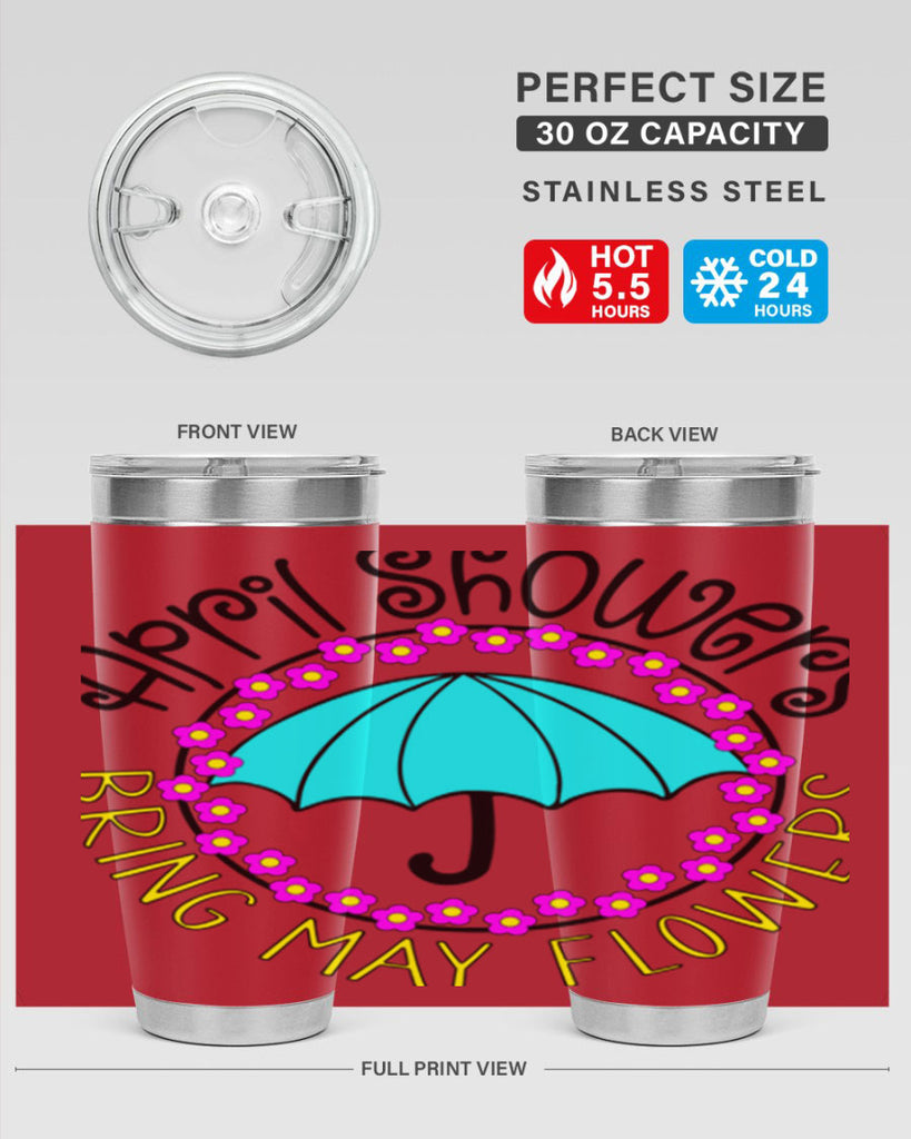 April showers21#- spring- Tumbler