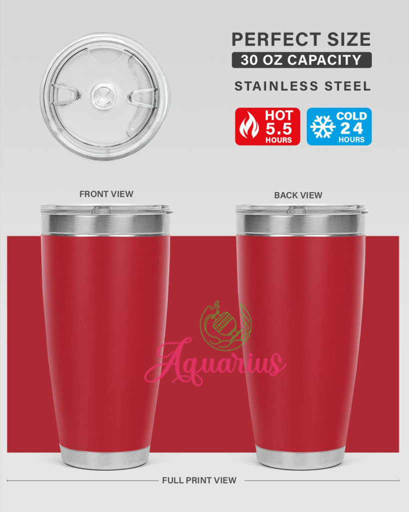 Aquarius 70#- zodiac- Tumbler