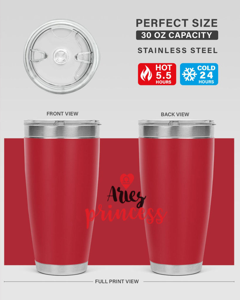 Aries princess 98#- zodiac- Tumbler