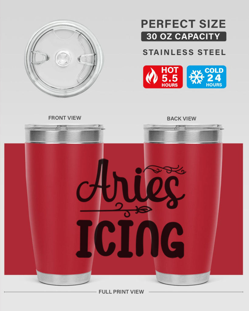 Ariesicing 106#- zodiac- Tumbler