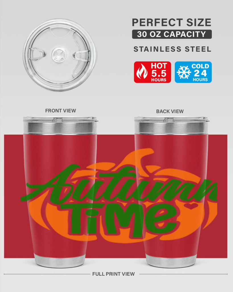Autumn Time 34#- fall- Tumbler