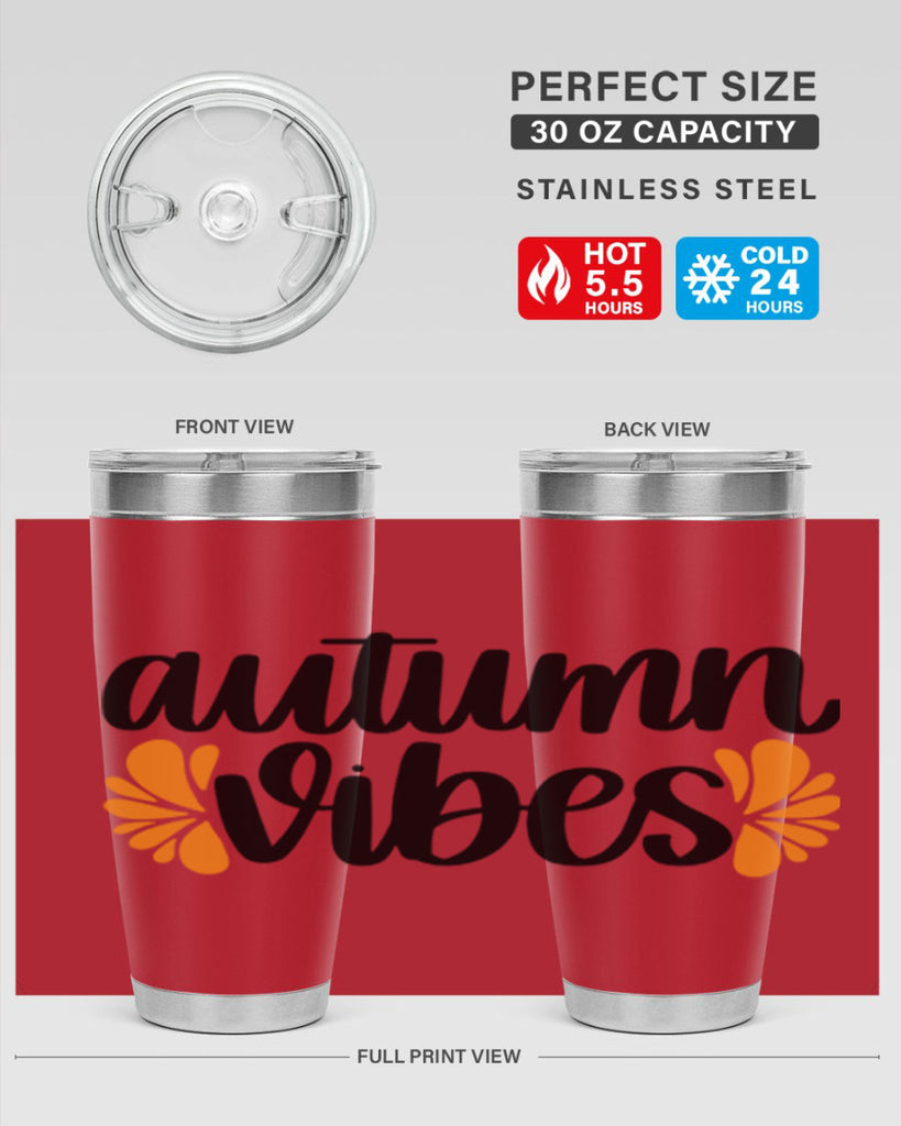 Autumn Vibes 478#- fall- Tumbler