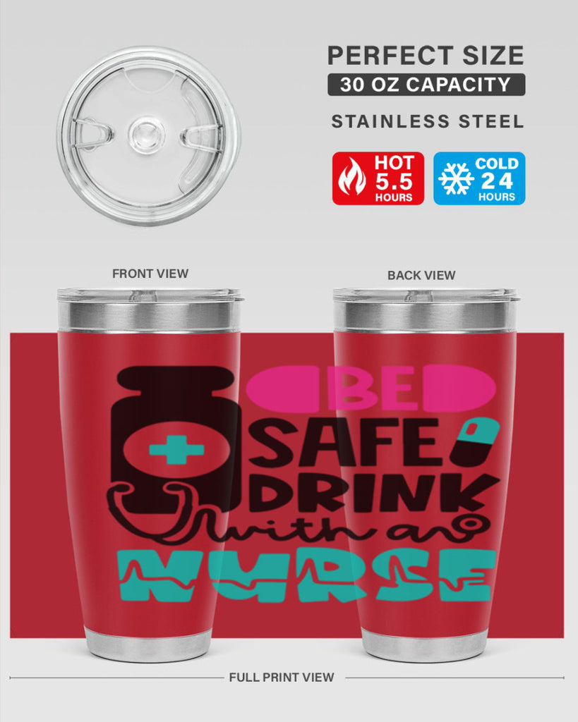 Be Safe Drink With An Nurse Style Style 222#- nurse- tumbler