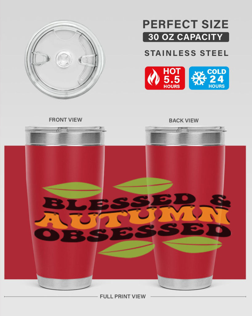 Blessed Autumn Obsessed 48#- fall- Tumbler