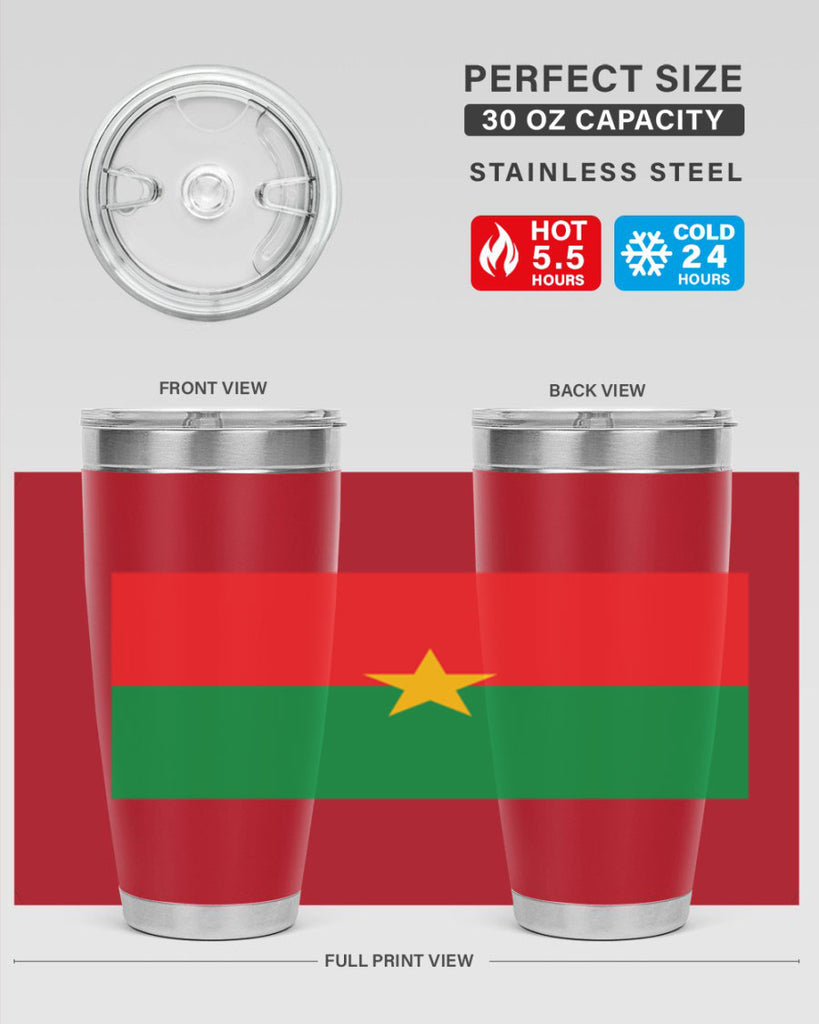 Burkina Faso 171#- world flags- Tumbler