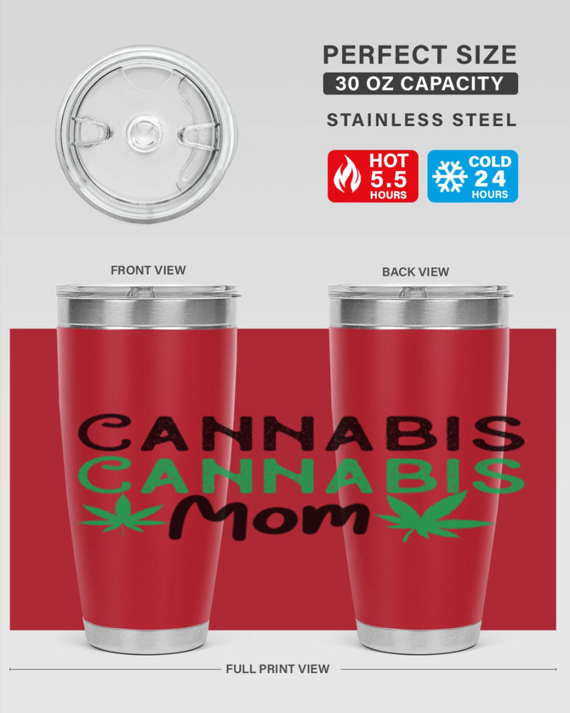 Cannabis Mom 48#- marijuana- Tumbler