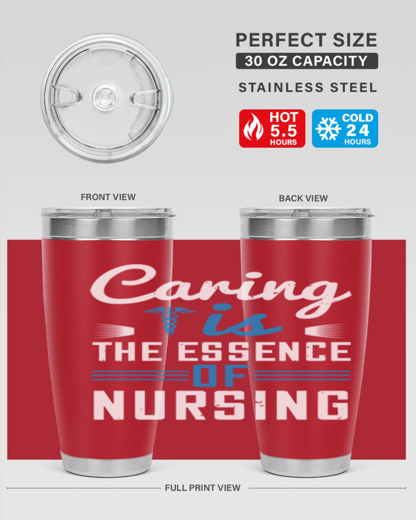 Caring is the essence of nursing Style 410#- nurse- tumbler