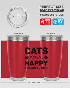 Cats Make Me Style 40#- cat- Tumbler