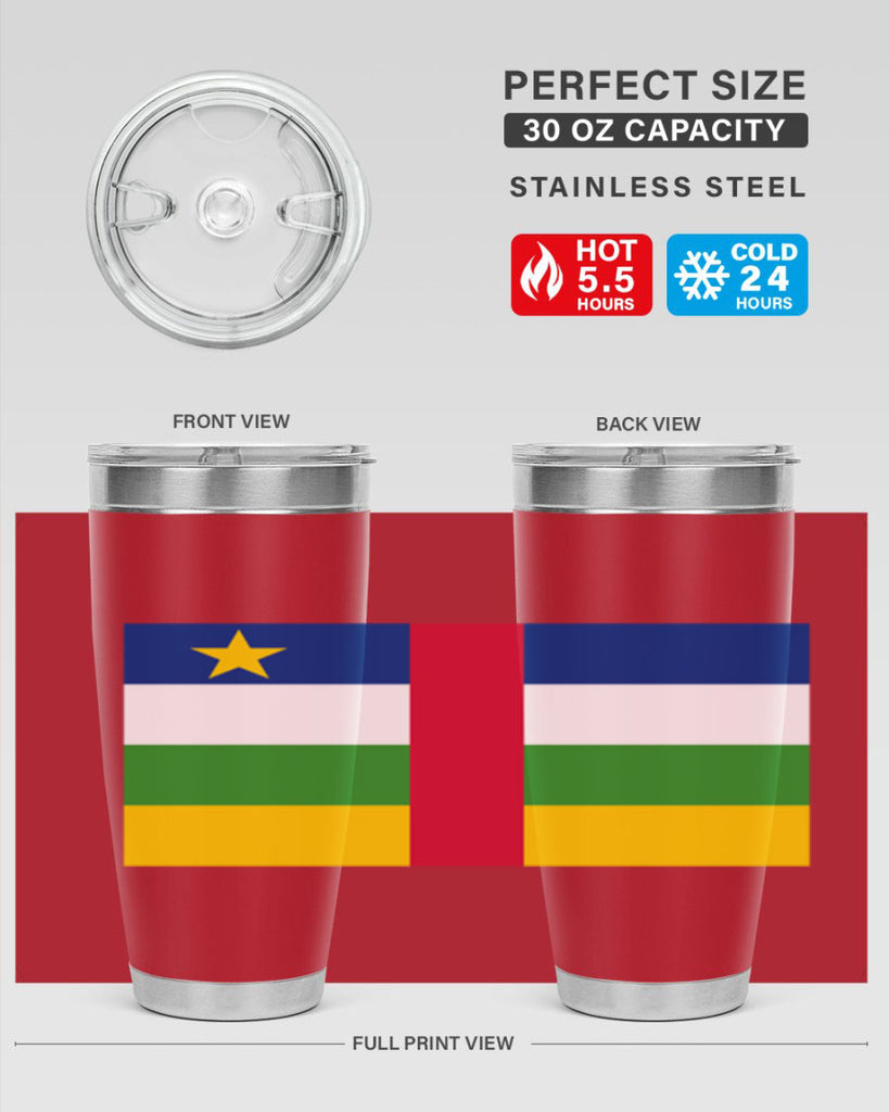 Central African Republic 165#- world flags- Tumbler