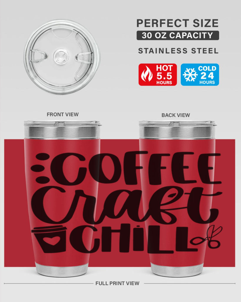 Coffee Craft Chill 42#- crafting- Tumbler