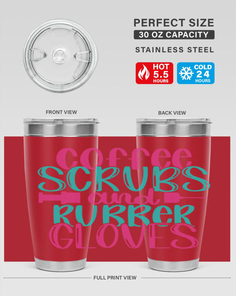 Coffee Scrubs And Rubber Gloves Style Style 210#- nurse- tumbler