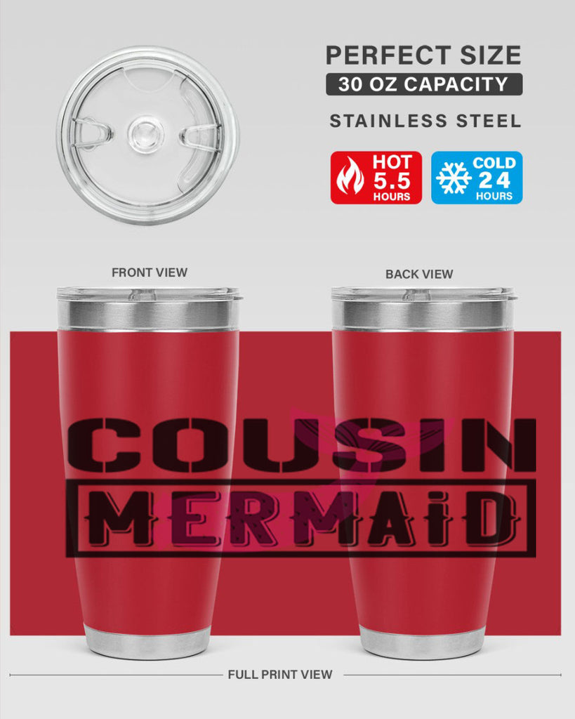 Cousin mermaid 87#- mermaid- Tumbler