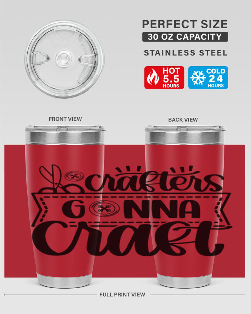 Crafters Gonna Craft 36#- crafting- Tumbler