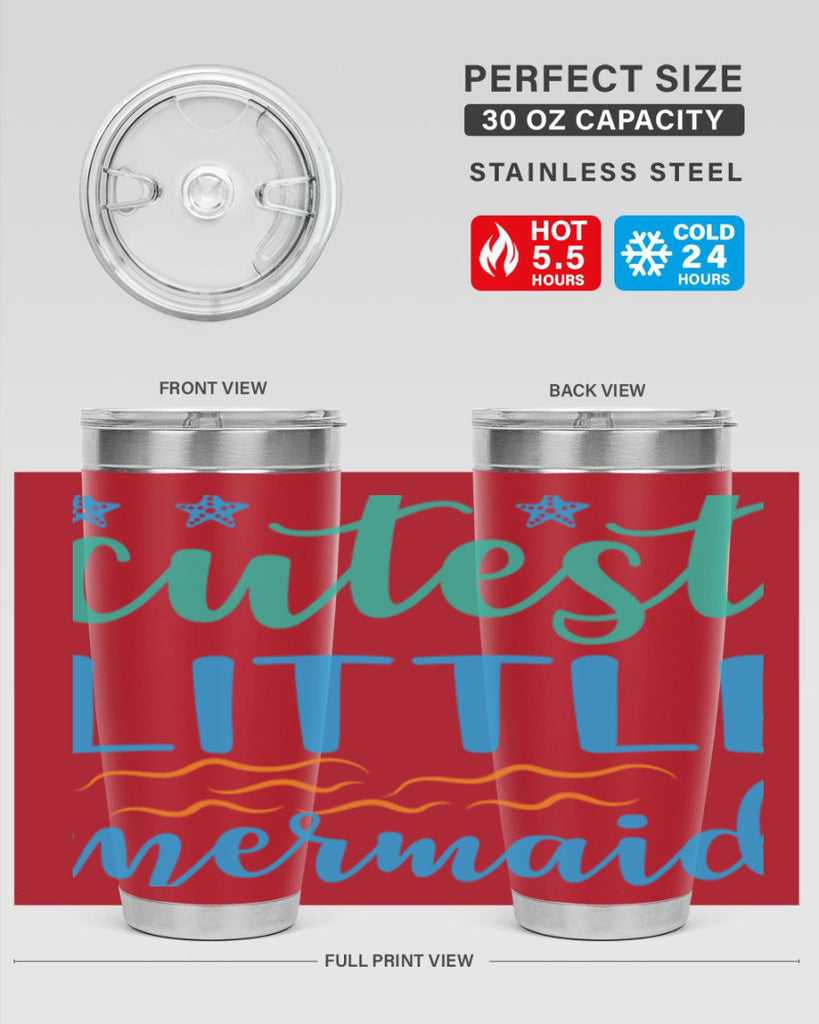 Cutest Little Mermaid Design 97#- mermaid- Tumbler