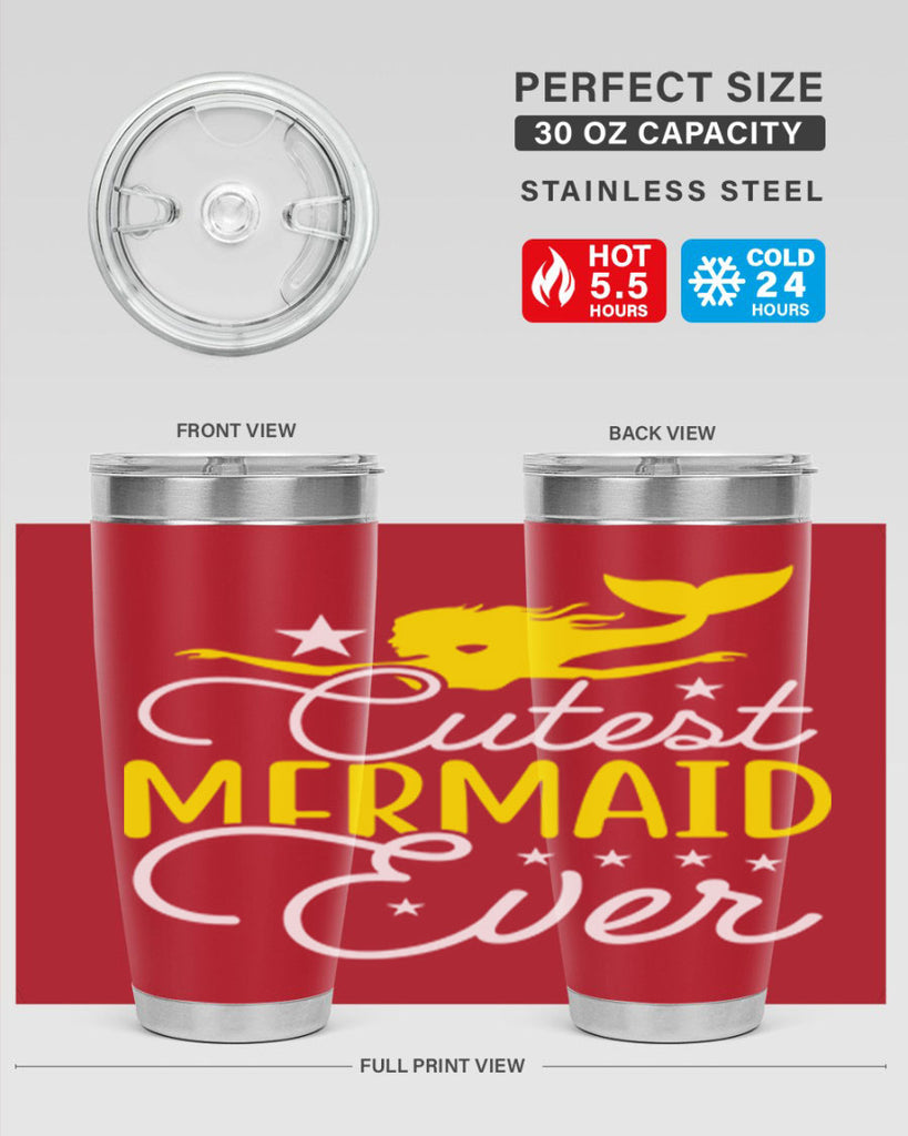 Cutest Mermaid Ever 92#- mermaid- Tumbler