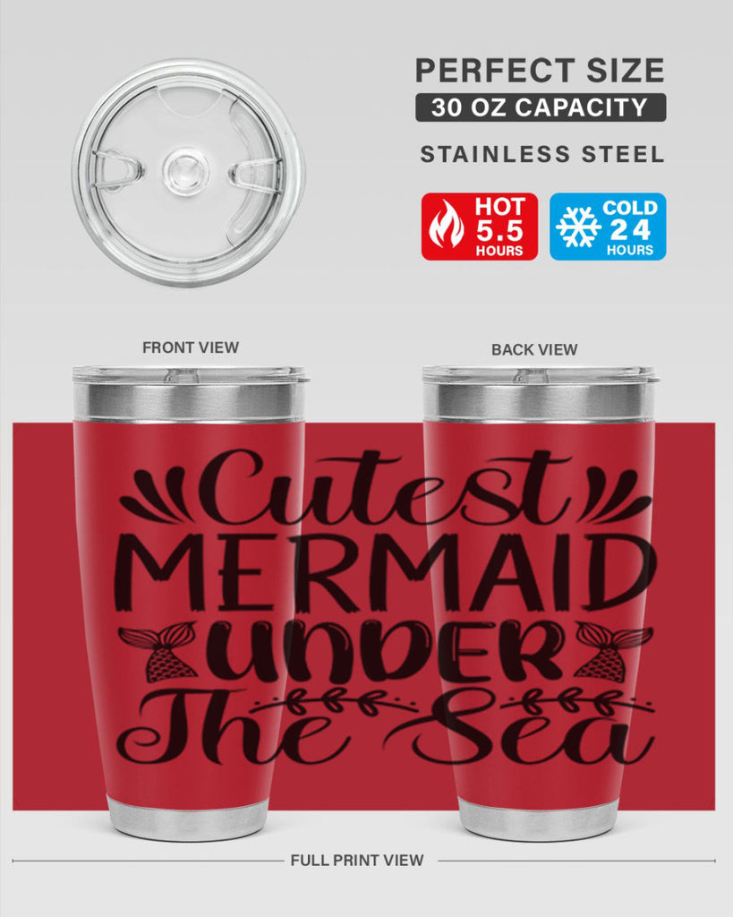 Cutest Mermaid Under The Sea 108#- mermaid- Tumbler