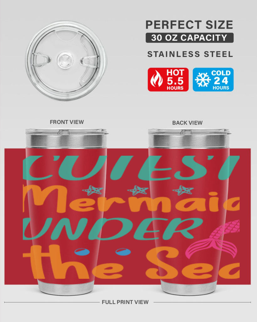Cutest Mermaid Under the Sea 107#- mermaid- Tumbler