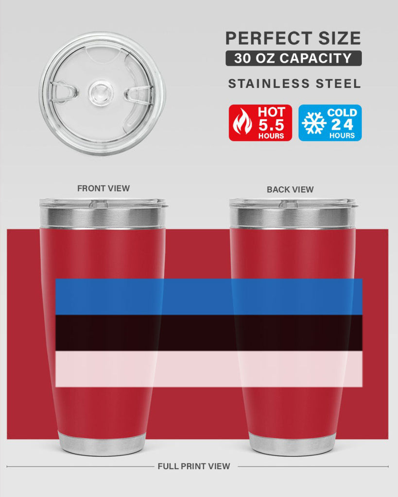 Estonia 142#- world flags- Tumbler