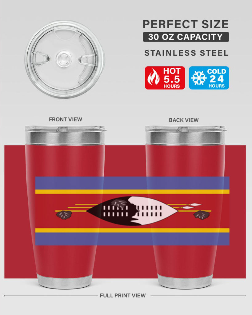 Eswatini 141#- world flags- Tumbler