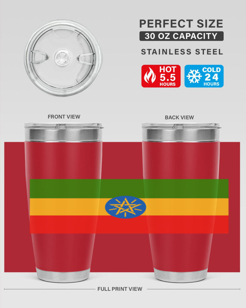 Ethiopia 140#- world flags- Tumbler