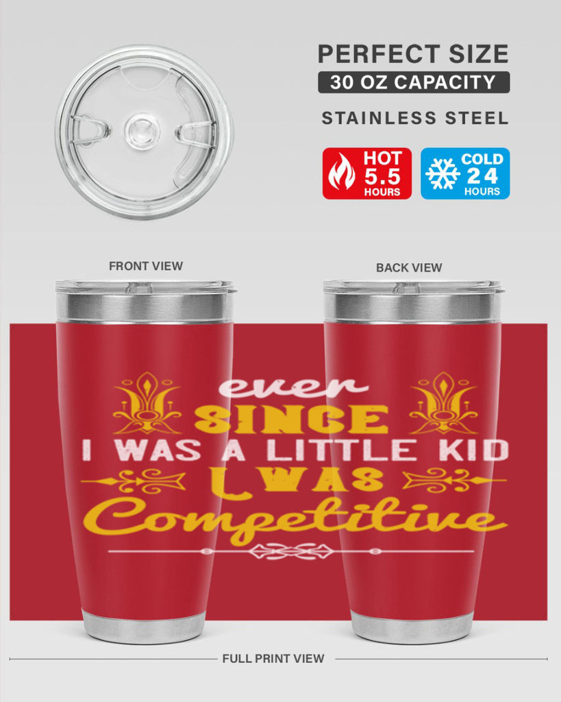 Ever since I was a little kid I was competitive Style 40#- baby- Cotton Tank