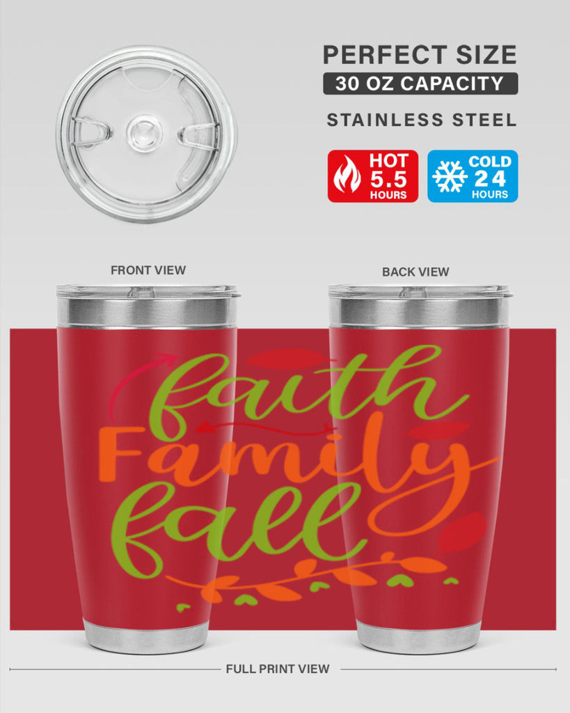 Faith Family Fall 82#- fall- Tumbler
