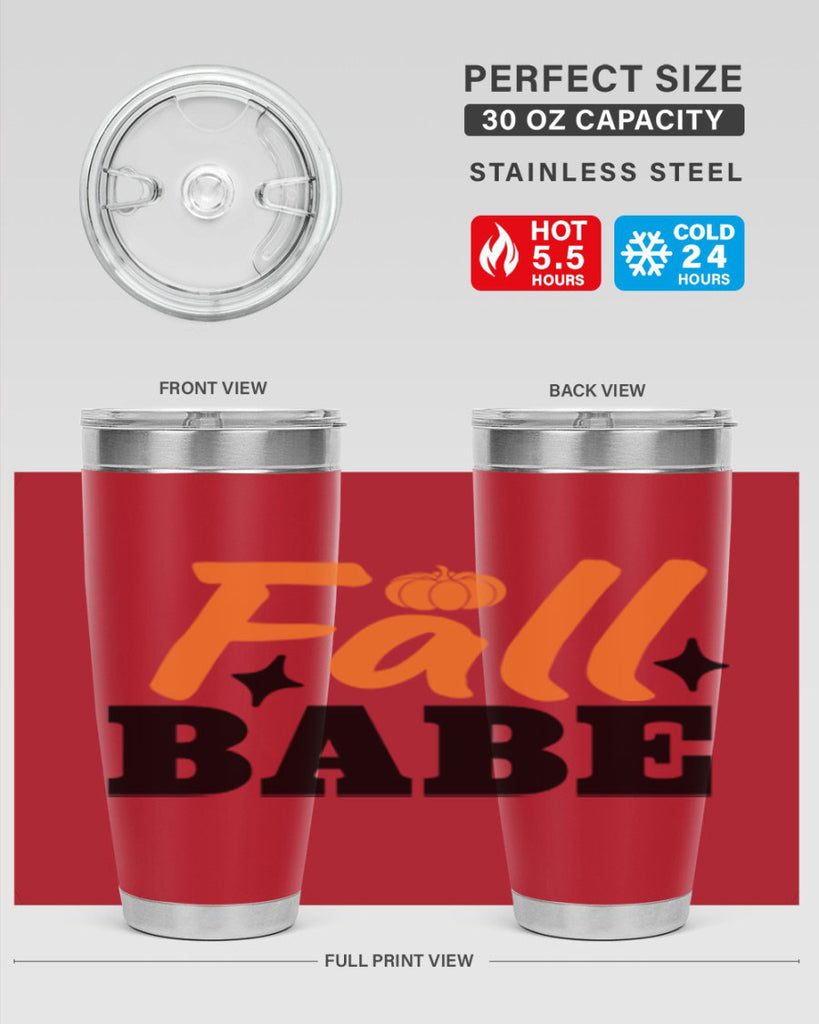 Fall Babe 89#- fall- Tumbler