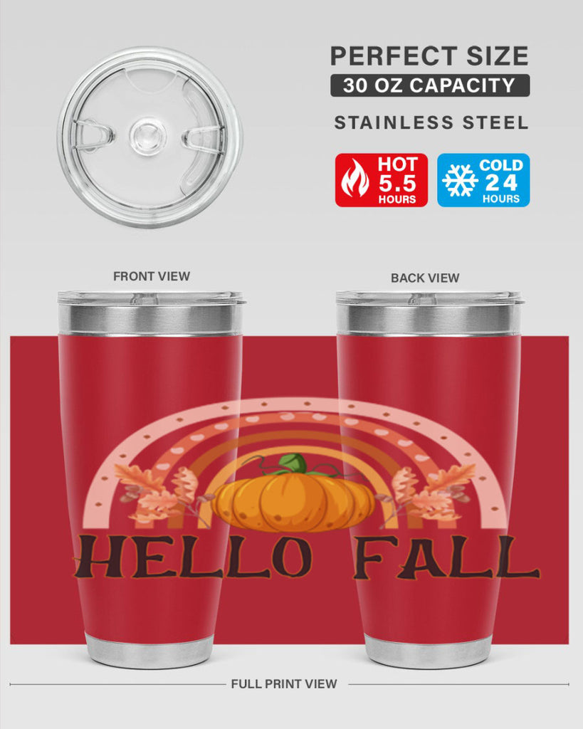 Fall Boho Rainbow 91#- fall- Tumbler