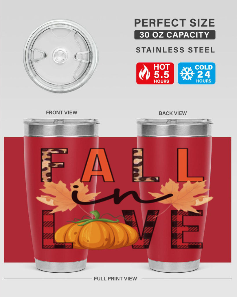 Fall in Love 104#- fall- Tumbler