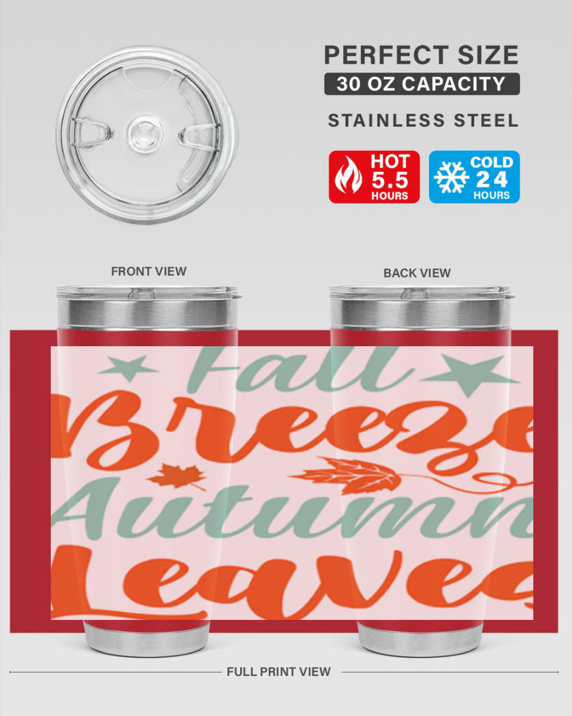 FallBreezeAutumnLeaves 147#- fall- Tumbler