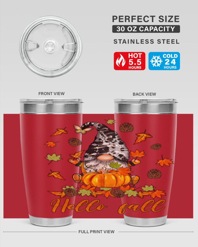 FallGnomeHelloAutumn 150#- fall- Tumbler