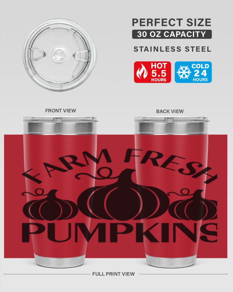Farm Fresh Pumpkins 176#- fall- Tumbler