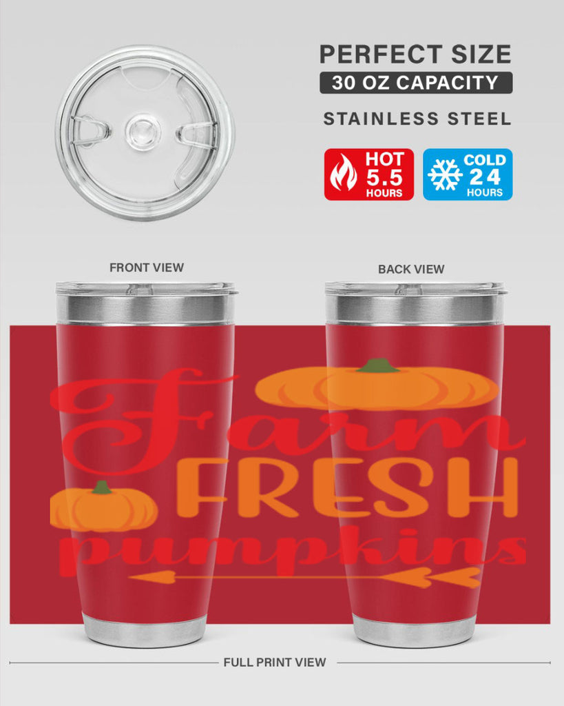 FarmFreshPumpkins 177#- fall- Tumbler