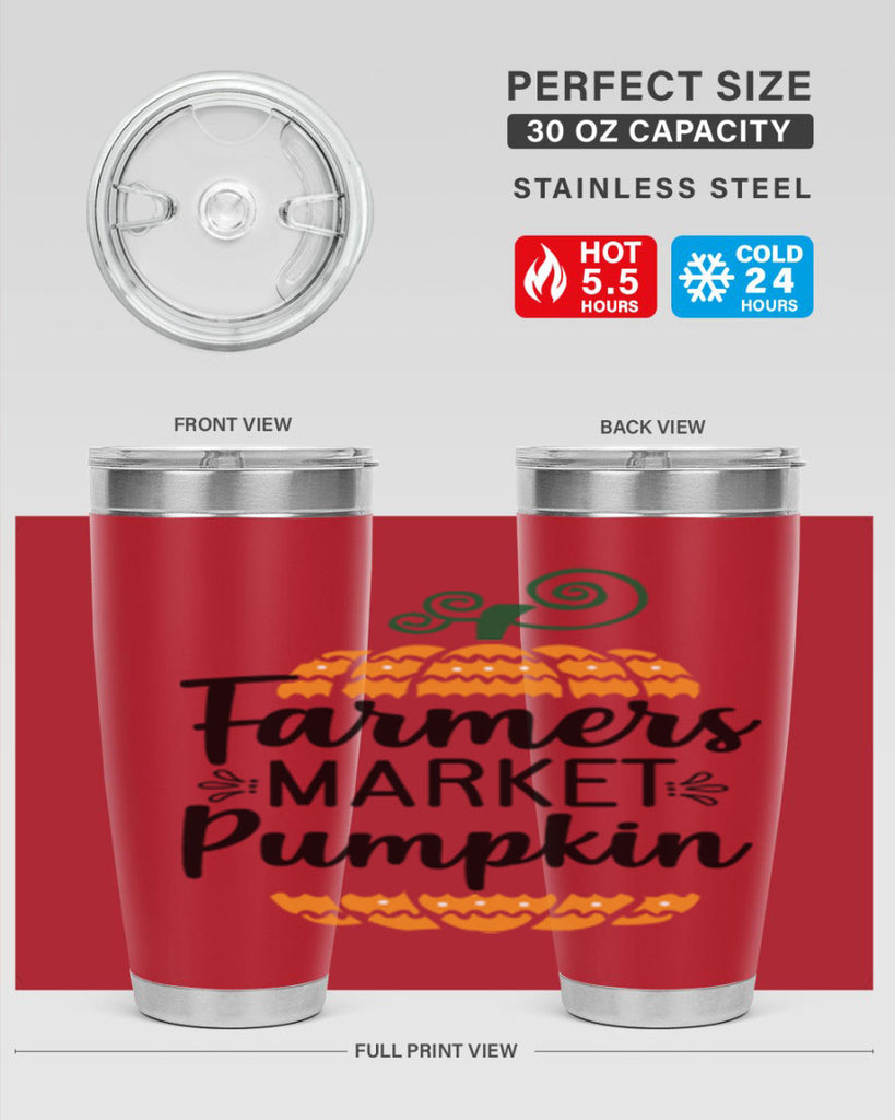 Farmersmarketpumpkin 179#- fall- Tumbler