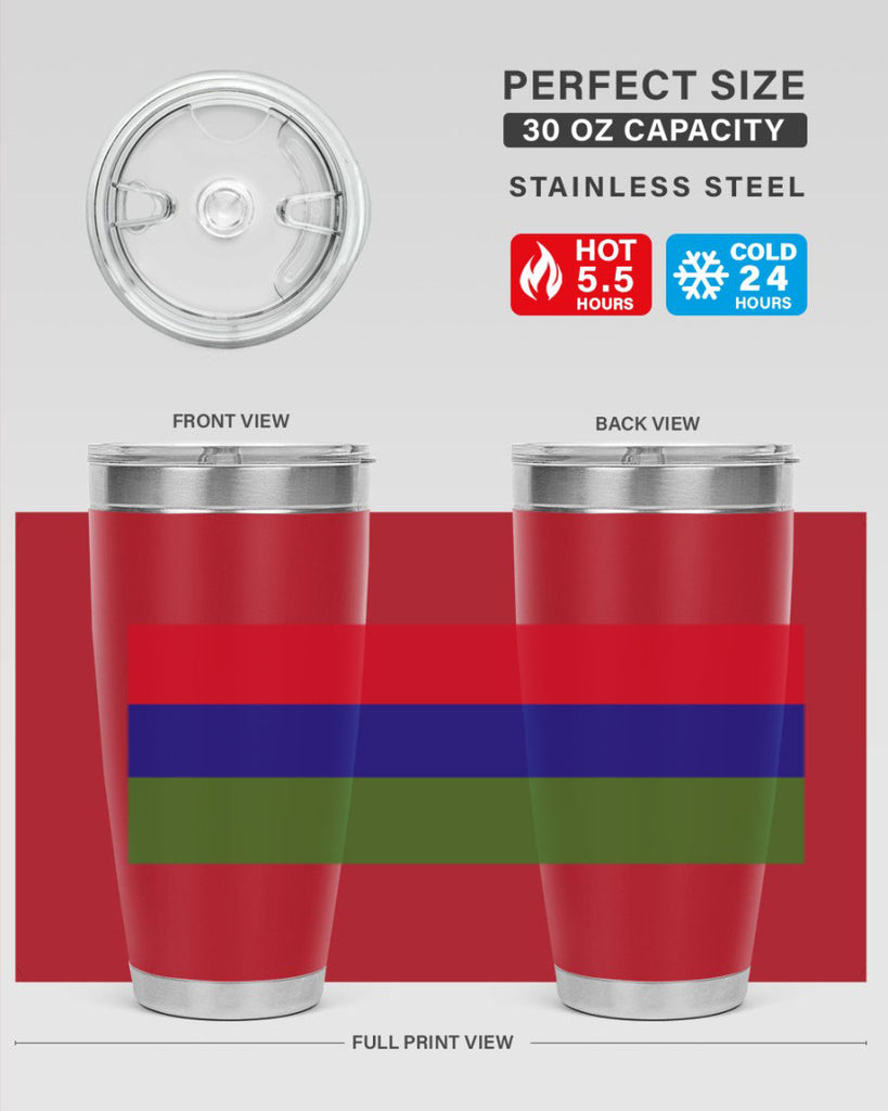 Gambia 135#- world flags- Tumbler