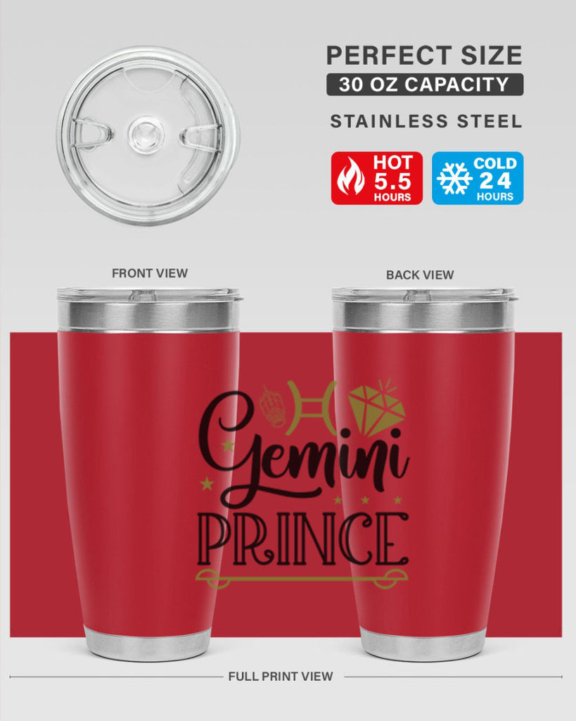 Gemini prince 229#- zodiac- Tumbler