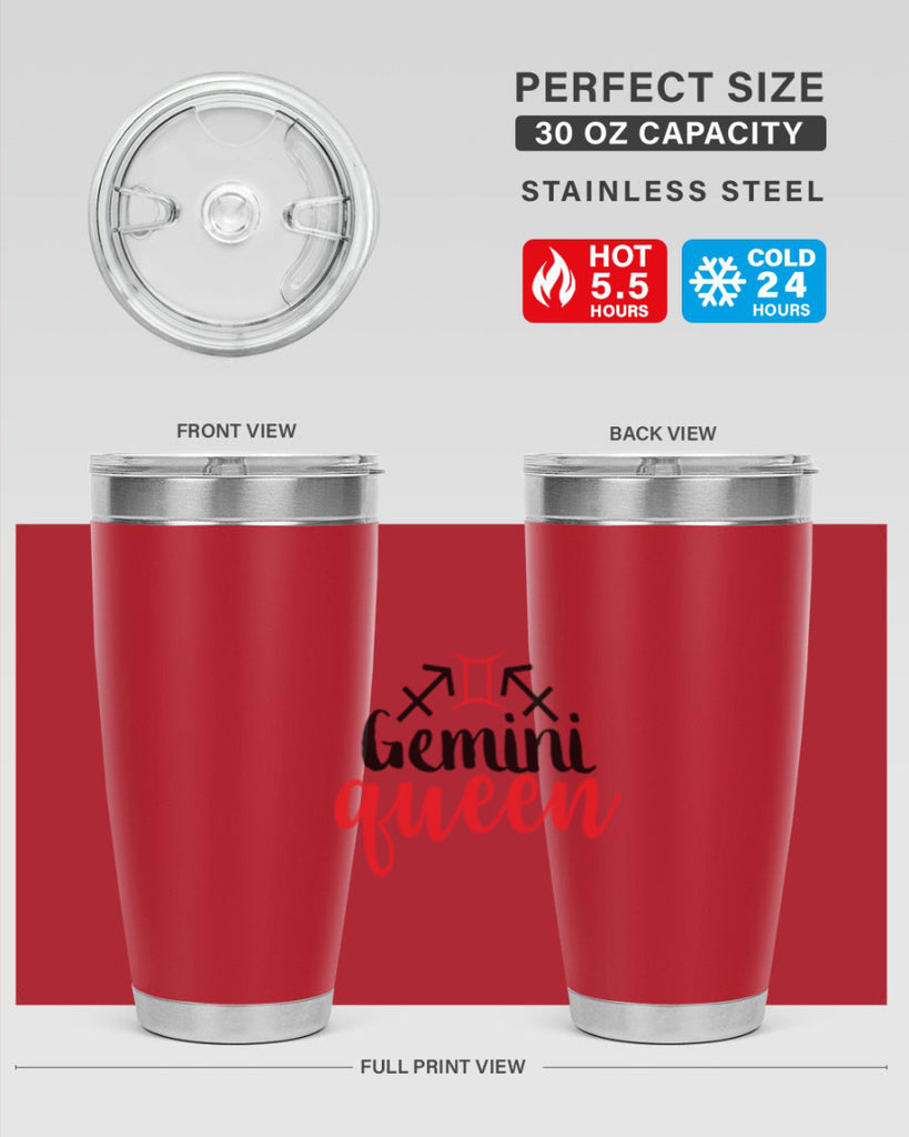 Gemini queen 215#- zodiac- Tumbler