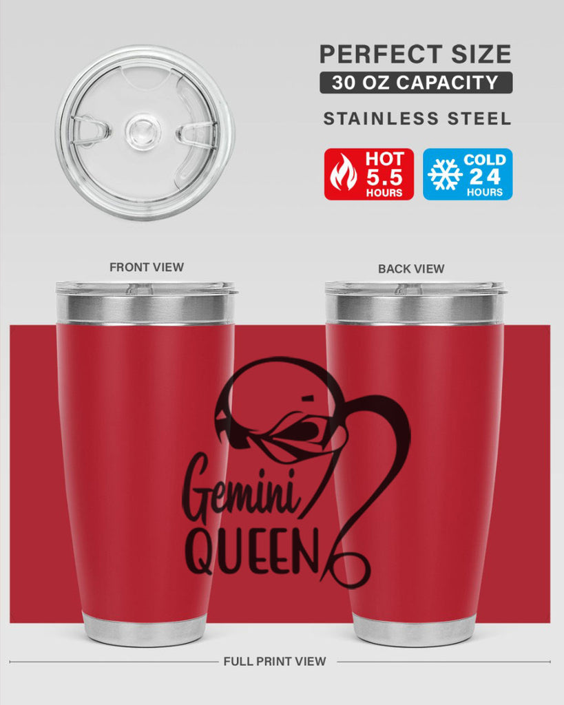 Gemini queen 231#- zodiac- Tumbler