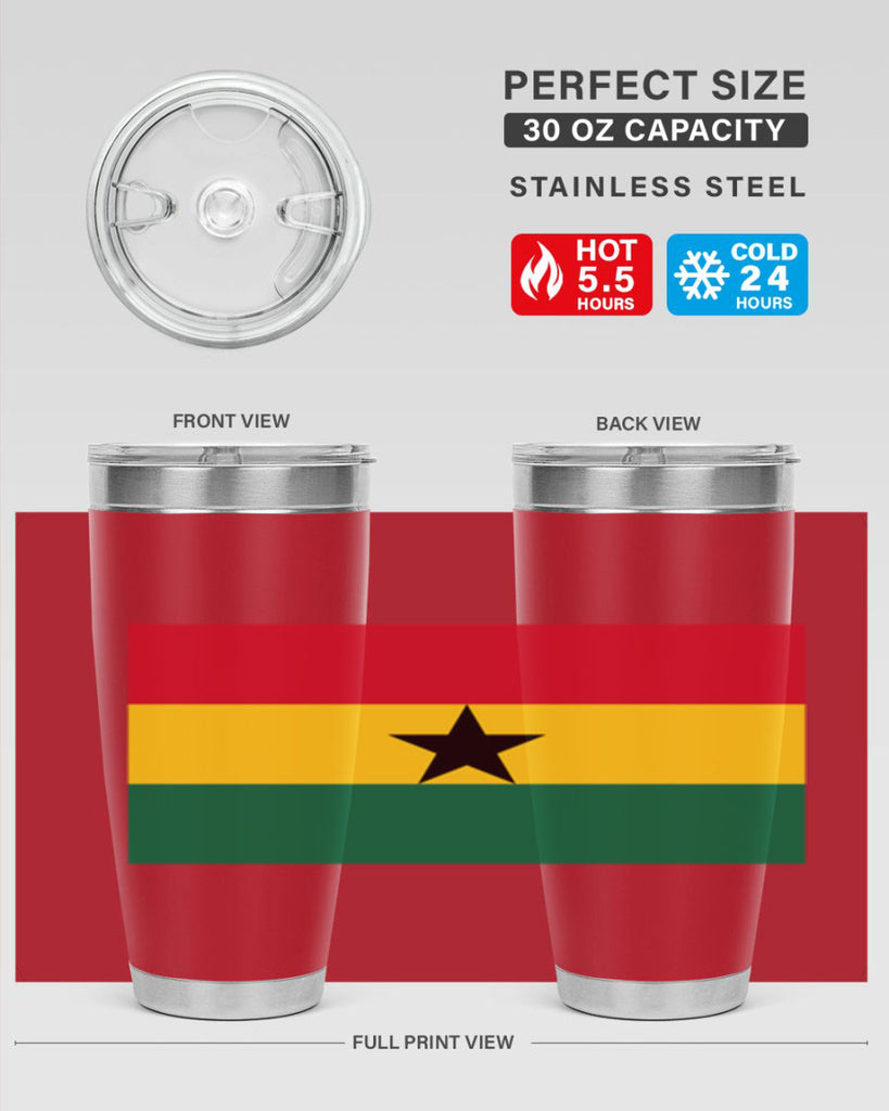 Ghana 132#- world flags- Tumbler