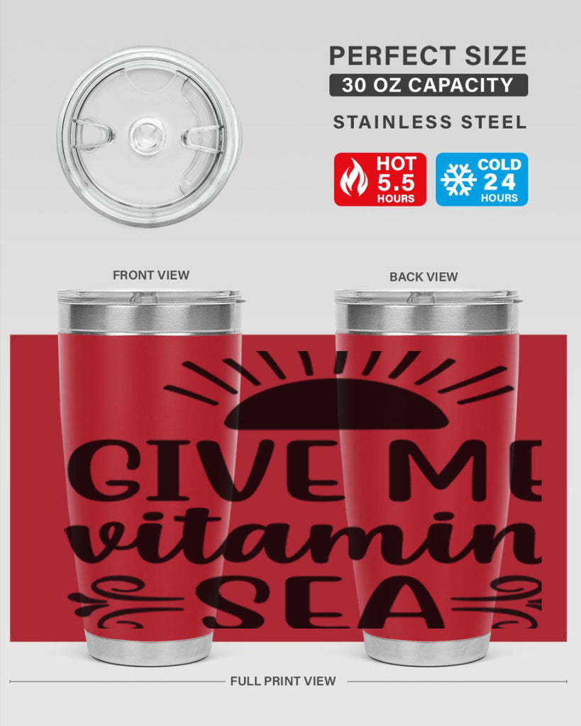 Give me vitamin sea 195#- mermaid- Tumbler