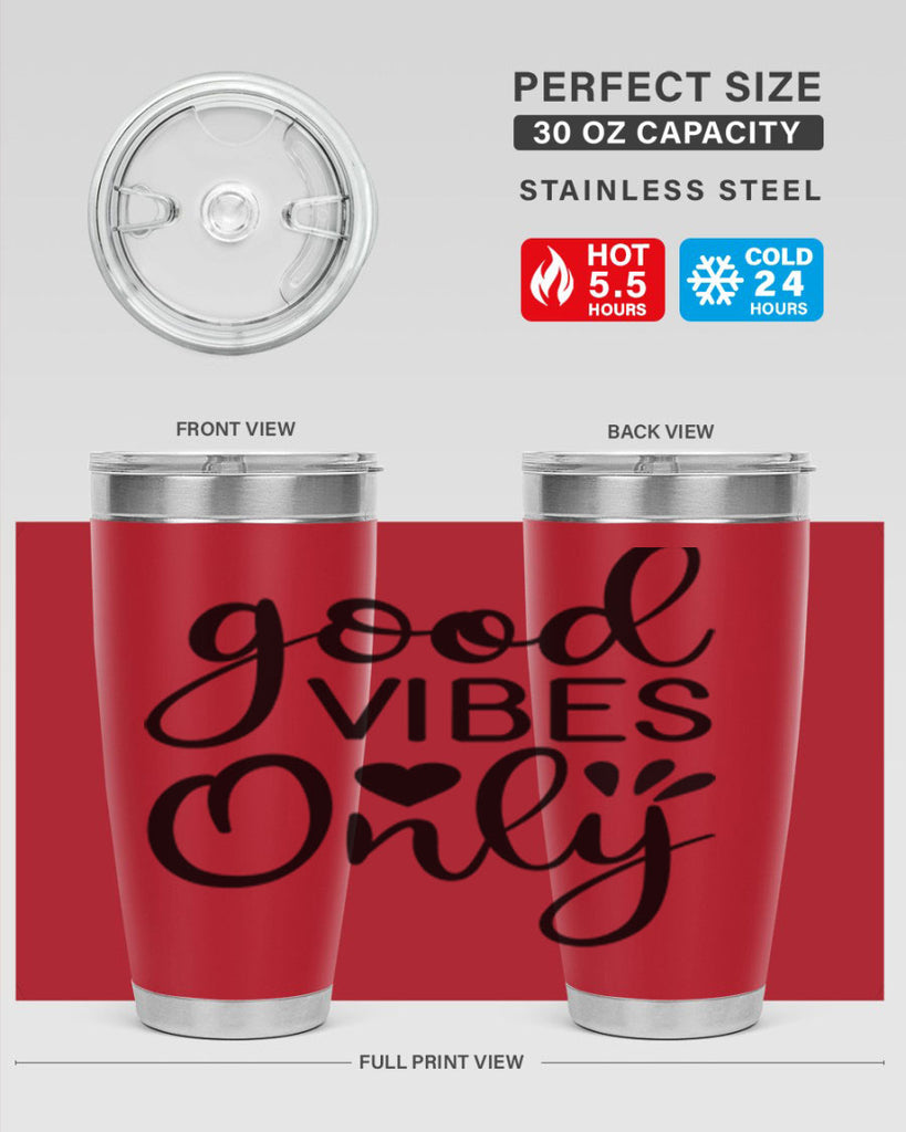 Good vibes only design 202#- mermaid- Tumbler