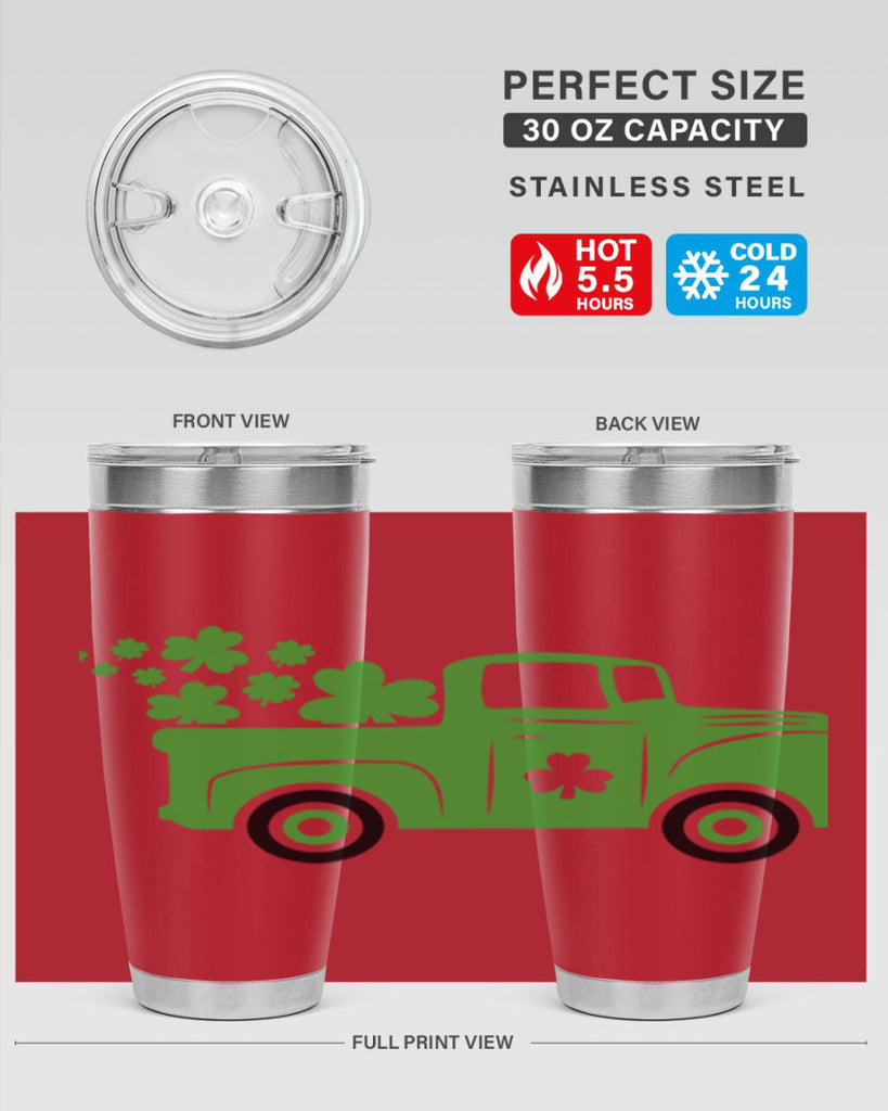 Green Truck Style 97#- St Patricks Day- Tumbler