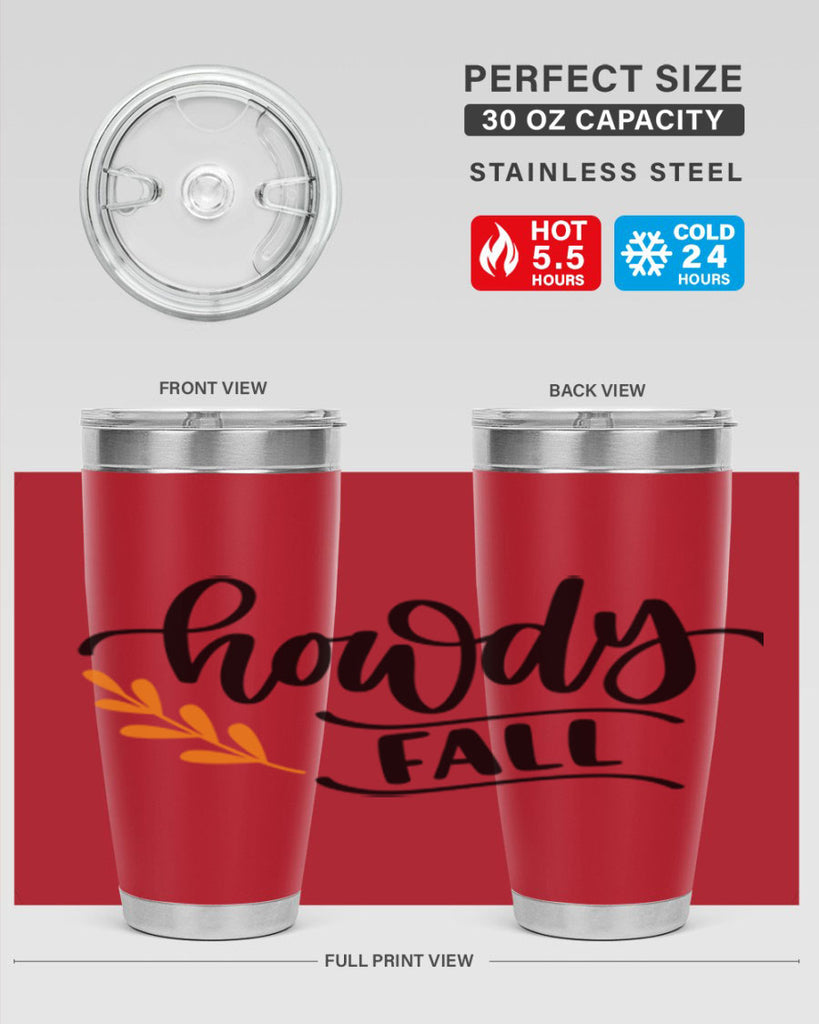 Howdy Fall 496#- fall- Tumbler
