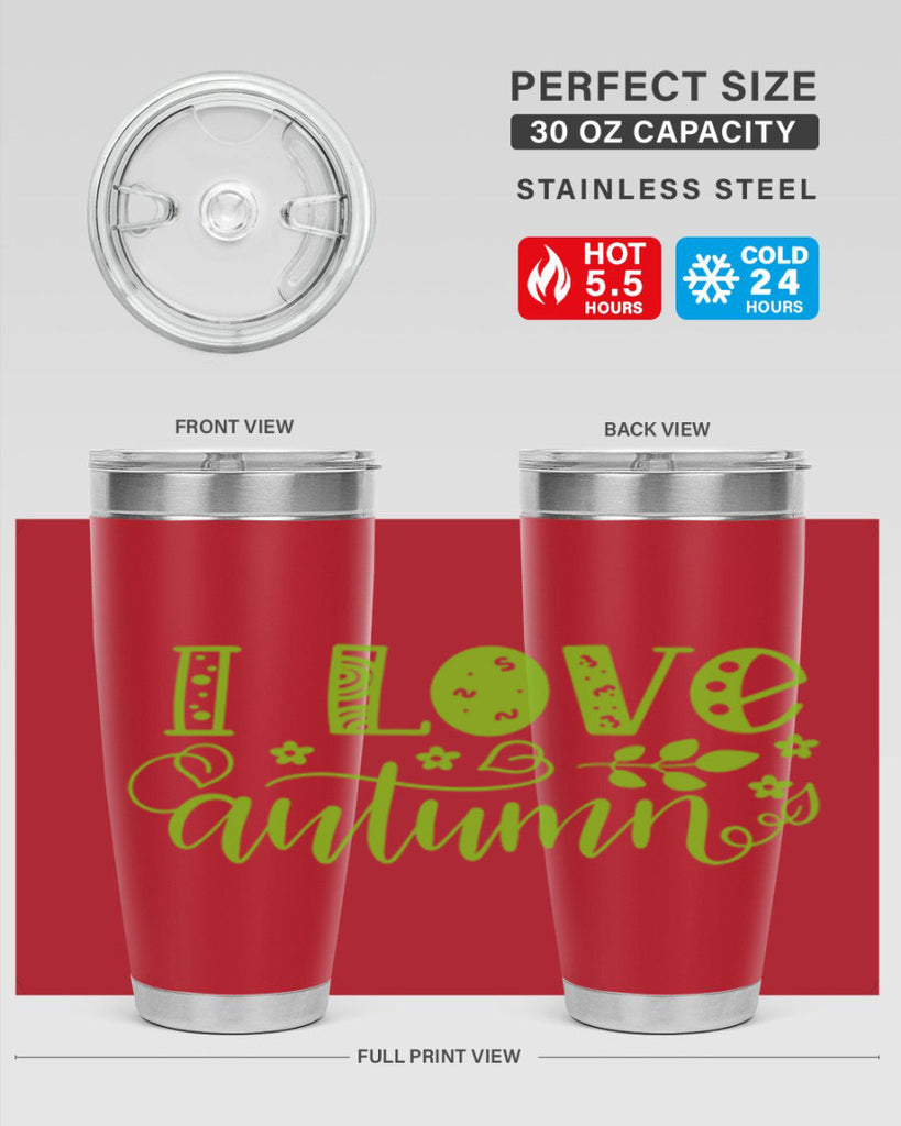 I Love Autumn 325#- fall- Tumbler