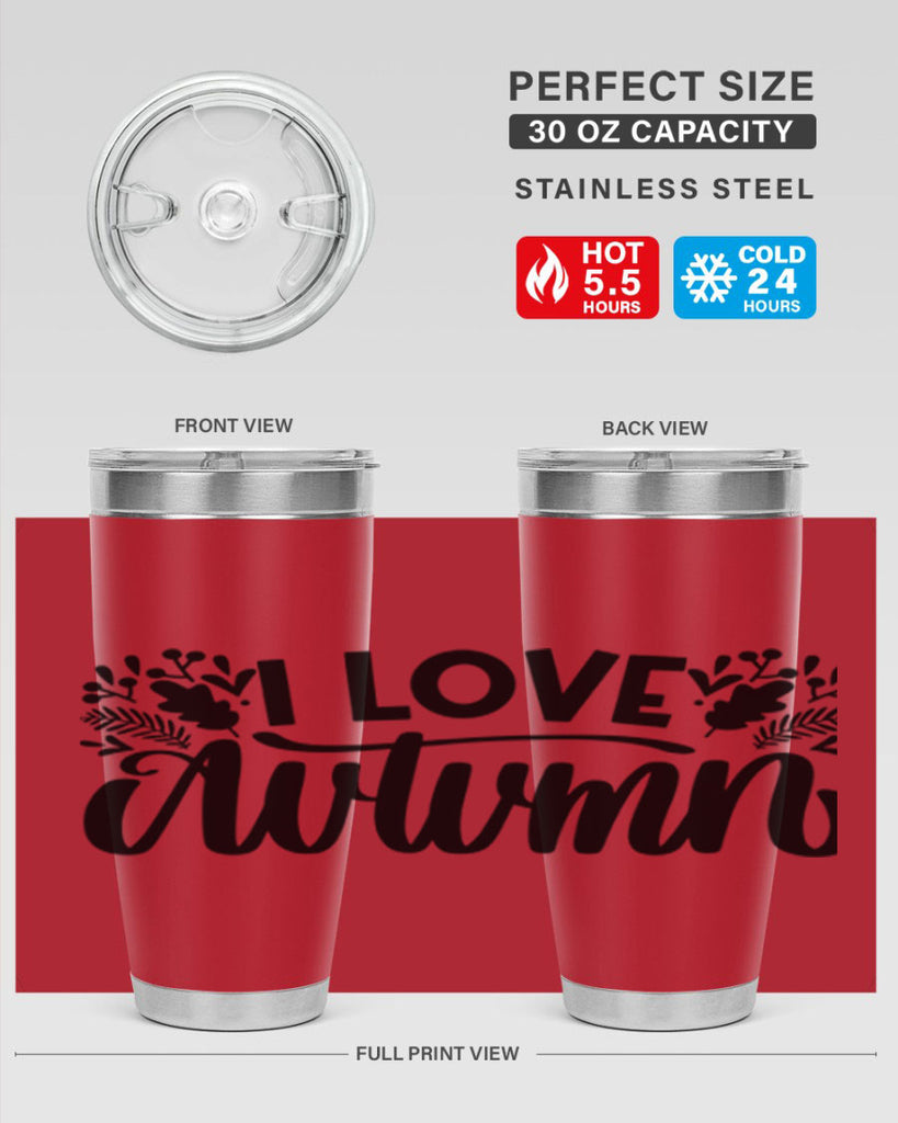 I Love Autumn 497#- fall- Tumbler