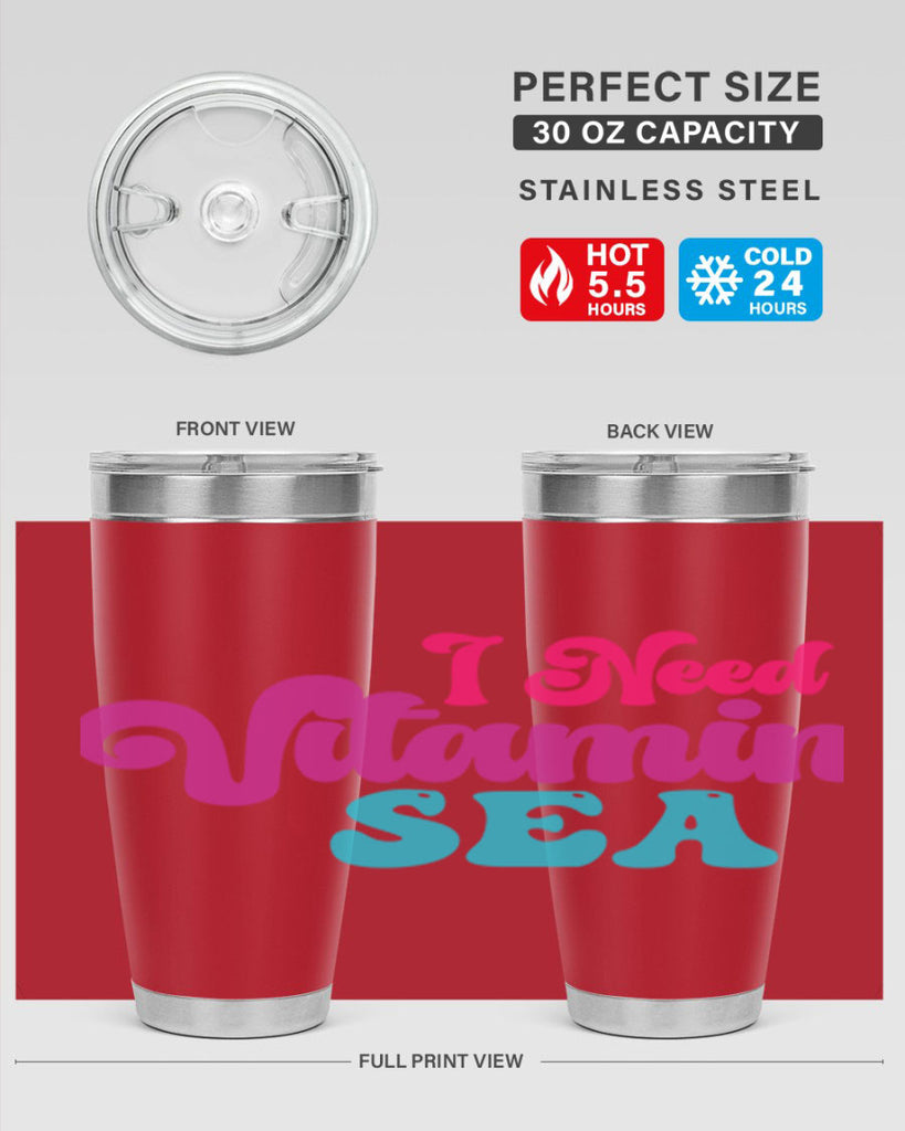 I Need Vitamin Sea 217#- mermaid- Tumbler